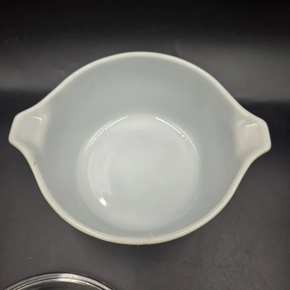Vintage Pyrex 473 Green Verde Casserole Dish 1-Qt WITH Lid Grandmacore